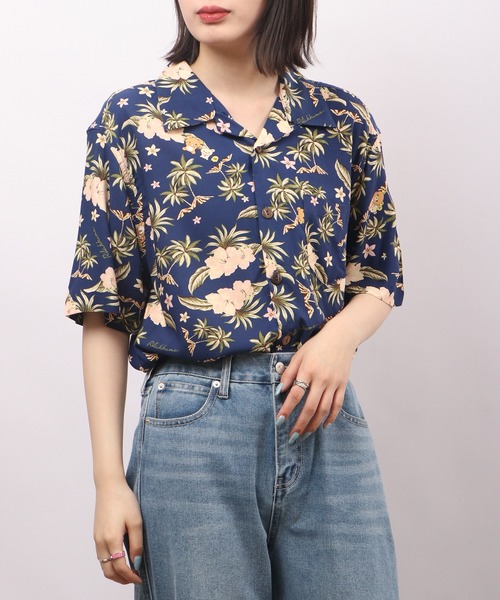 新品未開封タグ付き✨リラックマストア限定アロハシャツ　サングラス(No.9) リラックマ サンエックス Tシャツ 半袖 プリント トップス San-X
