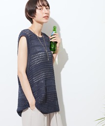 AMERICAN HOLIC | テープヤーンニットベスト(ベスト)
