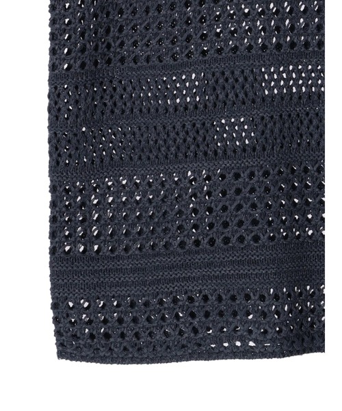 AMERICAN HOLIC（アメリカンホリック）の「テープヤーンニットベスト（ベスト・レディース・ベージュ/ネイビー・FREE）」の15枚目の写真