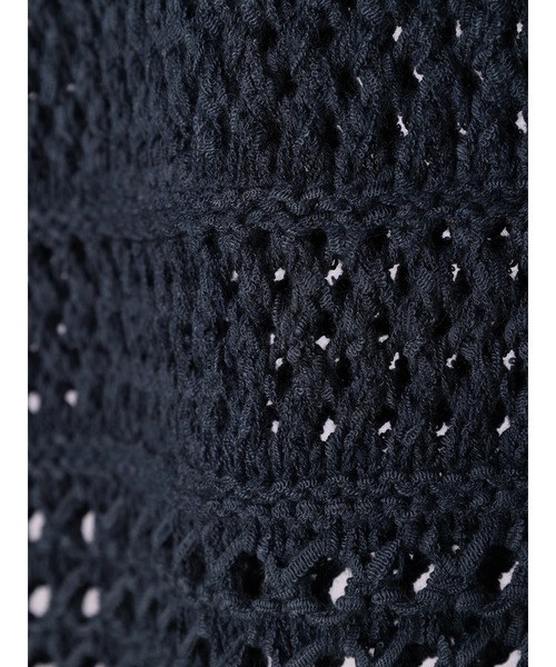 AMERICAN HOLIC（アメリカンホリック）の「テープヤーンニットベスト（ベスト・レディース・ベージュ/ネイビー・FREE）」の18枚目の写真