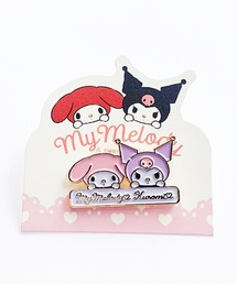 BUTTON＆CUFFLINKS（ボタンアンドカフリンクス）の「BUTTON＆CUFFLINKS　ボタンアンドカフリンクス：マイメロXクロミ　ハローキティ　シナモロール　ポムポムプリン　キキララ　ピンブローチ（バッジ）」