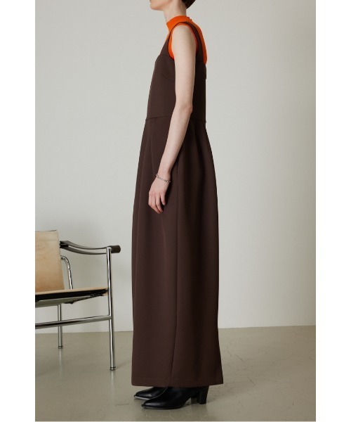 RIM.ARK（リムアーク）の「Cocoon jumper SK クーンジャンパースカート（ジャンパースカート・レディース・ブラック/ブラウン・36/38）」の10枚目の写真