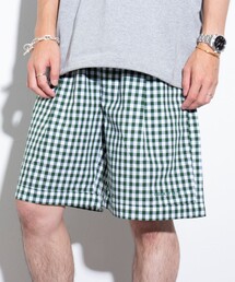 【GLOSTER/グロスター】POPギンガムチェックショーツ