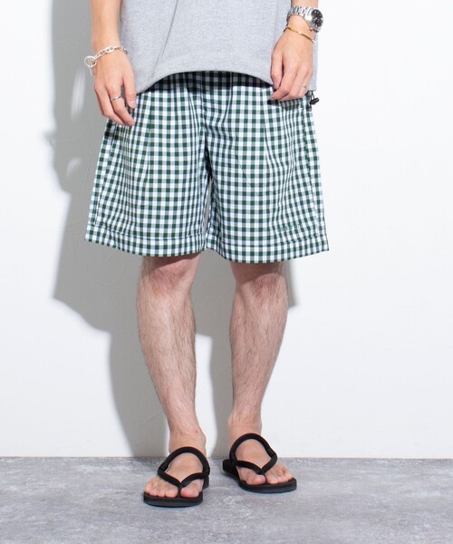 GLOSTER(グロスター)の「【GLOSTER/グロスター】POPギンガムチェックショーツ(その他パンツ・メンズ・ブラック/グリーン/ネイビー・M/L)」の16枚目の写真
