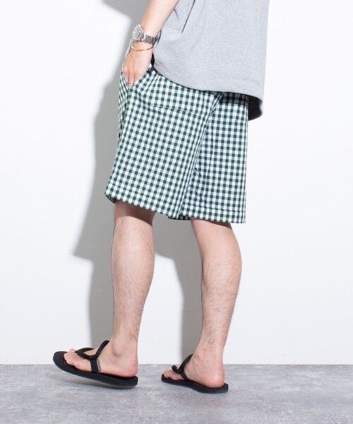 GLOSTER(グロスター)の「【GLOSTER/グロスター】POPギンガムチェックショーツ(その他パンツ・メンズ・ブラック/グリーン/ネイビー・M/L)」の8枚目の写真