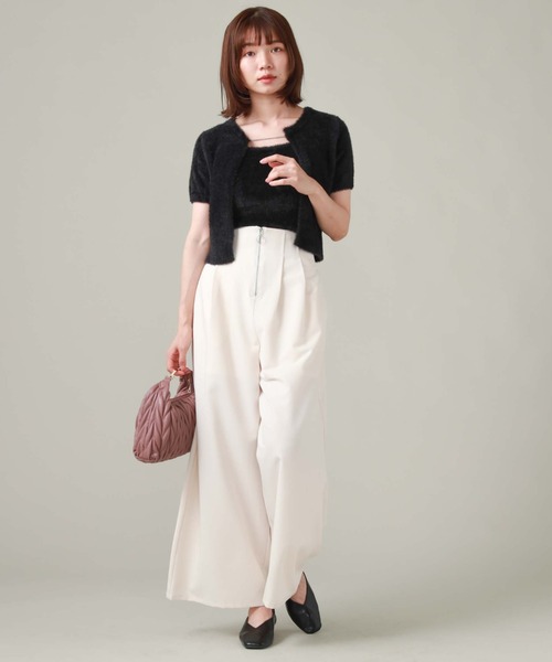 archives(アルシーヴ)の「チェーンミニフェザーニットアンサンブル(ニット/セーター・レディース・アイボリー/ブラック/モカ・MEDIUM)」の18枚目の写真