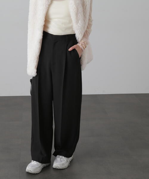 FREE'S MART（フリーズマート）の「◆ハイウエストコクーンパンツ（その他パンツ・レディース・ブラック/ホワイト・MEDIUM/SMALL）」の13枚目の写真