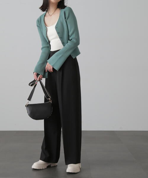 FREE'S MART（フリーズマート）の「◆ハイウエストコクーンパンツ（その他パンツ・レディース・ブラック/ホワイト・MEDIUM/SMALL）」の19枚目の写真