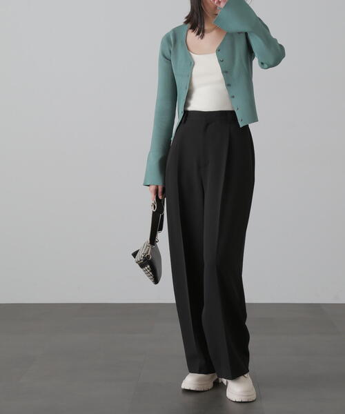 FREE'S MART（フリーズマート）の「◆ハイウエストコクーンパンツ（その他パンツ・レディース・ブラック/ホワイト・MEDIUM/SMALL）」の20枚目の写真