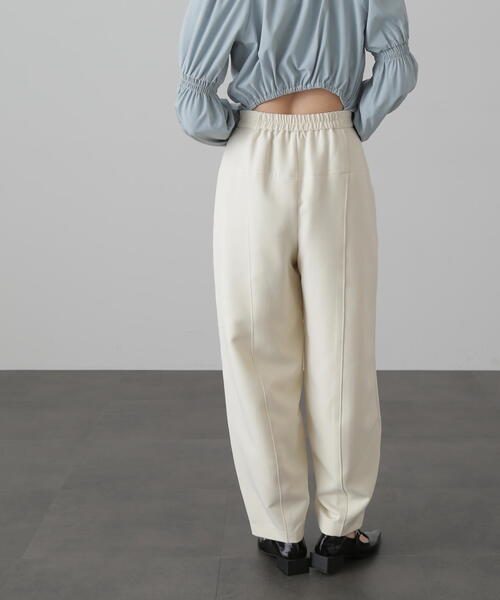 FREE'S MART（フリーズマート）の「◆ハイウエストコクーンパンツ（その他パンツ・レディース・ブラック/ホワイト・MEDIUM/SMALL）」の5枚目の写真