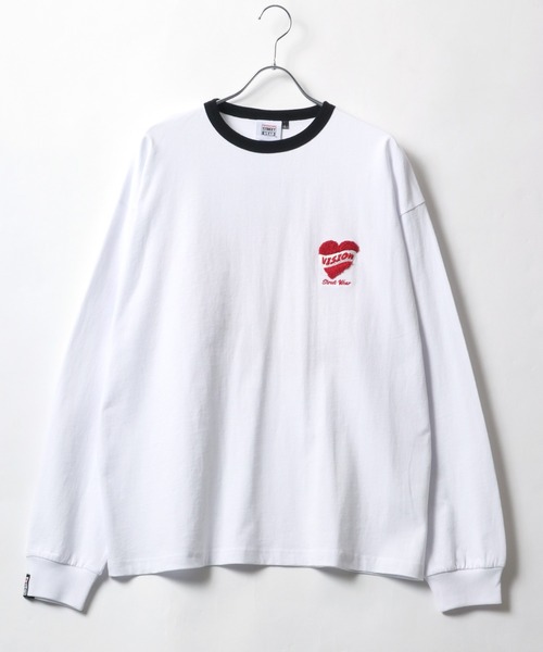 VISION STREET WEAR(ヴィジョンストリートウェア)の「VISION STREET WEAR/ヴィジョンストリートウエア オーバーサイズ リンガー 袖 バックプリント ワンポイント ロンT 長袖Tシャツ レディース メンズ(Tシャツ/カットソー・レディース・ホワイト系その他/ブラック系その他/ホワイト系その他3/ブラック系その他2/ブラック/ホワイト/ホワイト系その他2・M/LL/L)」の14枚目の写真