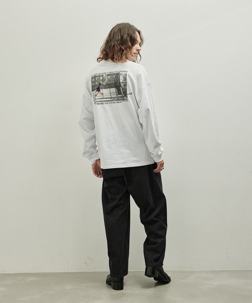JUNRED(ジュンレッド)の「デニムワイドパンツ(デニムパンツ・メンズ・ネイビー/ブラック/グレー・M/L/LL)」の11枚目の写真