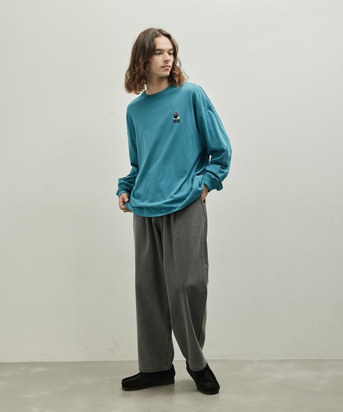 JUNRED(ジュンレッド)の「デニムワイドパンツ(デニムパンツ・メンズ・ネイビー/ブラック/グレー・M/L/LL)」の13枚目の写真