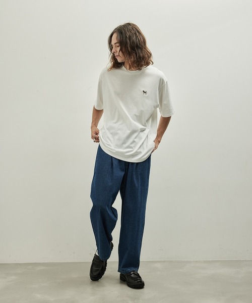 JUNRED(ジュンレッド)の「デニムワイドパンツ(デニムパンツ・メンズ・ネイビー/ブラック/グレー・M/L/LL)」の15枚目の写真
