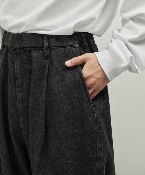 JUNRED(ジュンレッド)の「デニムワイドパンツ(デニムパンツ・メンズ・ネイビー/ブラック/グレー・M/L/LL)」の19枚目の写真