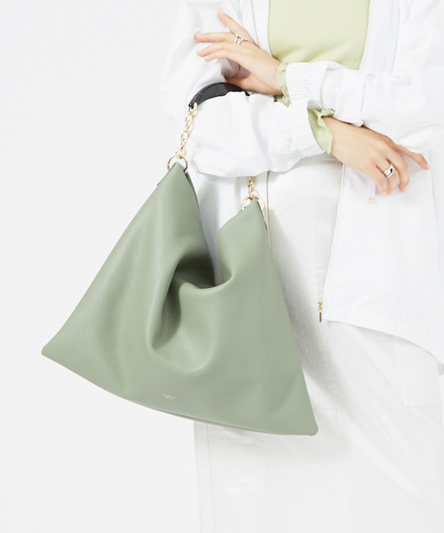 LOWELL things（ロウェル　シングス）の「【旧品番※使用禁止】Resin-T/アクリルHOBOショルダートートBAG/ホーボーバッグ（トートバッグ・レディース・ブラック/アイボリー/セージグリーン・フリー）」の3枚目の写真