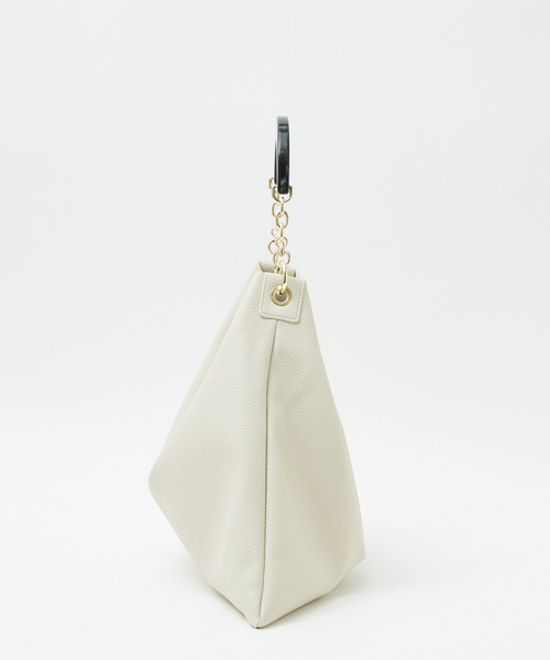 LOWELL things（ロウェル　シングス）の「【旧品番※使用禁止】Resin-T/アクリルHOBOショルダートートBAG/ホーボーバッグ（トートバッグ・レディース・ブラック/アイボリー/セージグリーン・フリー）」の6枚目の写真