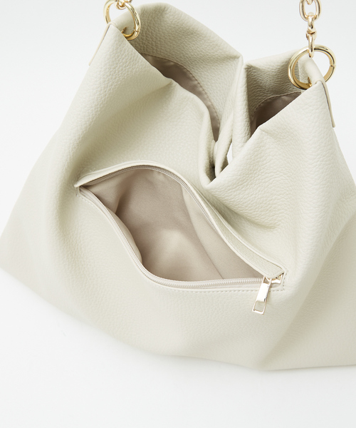 LOWELL things（ロウェル　シングス）の「【旧品番※使用禁止】Resin-T/アクリルHOBOショルダートートBAG/ホーボーバッグ（トートバッグ・レディース・ブラック/アイボリー/セージグリーン・フリー）」の8枚目の写真