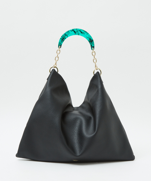 LOWELL things（ロウェル　シングス）の「【旧品番※使用禁止】Resin-T/アクリルHOBOショルダートートBAG/ホーボーバッグ（トートバッグ・レディース・ブラック/アイボリー/セージグリーン・フリー）」の11枚目の写真