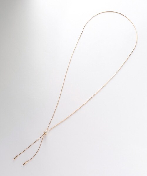 THE SHOP TK (ザ ショップ ティーケー )の「◆【Nerine】スネークチェーンラリエット(ネックレス・レディース・ゴールド/シルバー・00)」の4枚目の写真