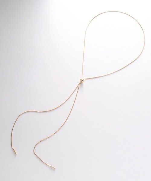 THE SHOP TK (ザ ショップ ティーケー )の「◆【Nerine】スネークチェーンラリエット(ネックレス・レディース・ゴールド/シルバー・00)」の5枚目の写真