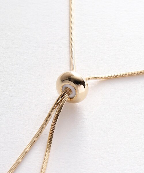 THE SHOP TK (ザ ショップ ティーケー )の「◆【Nerine】スネークチェーンラリエット(ネックレス・レディース・ゴールド/シルバー・00)」の6枚目の写真