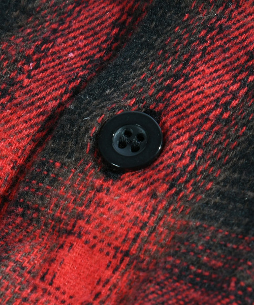 neos(ネオス)の「■25AW新色追加【neos】ビッグシルエット オンブレー チェック ロングスリーブ ネルシャツ(シャツ/ブラウス・メンズ・レッド/ブラック/ブラウン・LARGE/MEDIUM/X-LARGE)」の7枚目の写真
