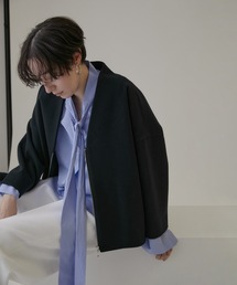 SALON adam et rope' | 【WEB限定】ウールライクノーカラーショートコート(その他アウター)