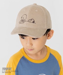 JAM & LINK（ジャムアンドリンク）の「ピーナッツ / コーデュロイベースボールキャップ（キャップ・キッズ）」