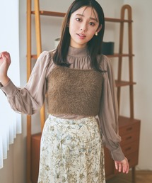 フェザーキャミSETブラウス 988045