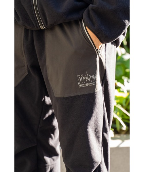 Manhattan Portage(マンハッタンポーテージ)の「【 Manhattan Portage / マンハッタンポーテージ 】 ポーラテック ウインドプロ フリース トラックパンツ MNF MP-M490(その他パンツ・メンズ・ブラック/アイボリー・LARGE/MEDIUM)」の6枚目の写真