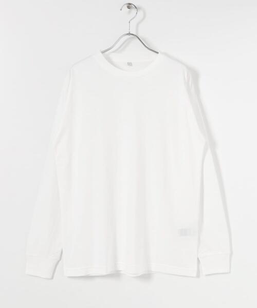 URBAN RESEARCH（アーバンリサーチ）の「『UR TECH』クルーネックロングTシャツ（Tシャツ/カットソー・メンズ・ブラック/ホワイト・X-LARGE/MEDIUM/LARGE）」の6枚目の写真