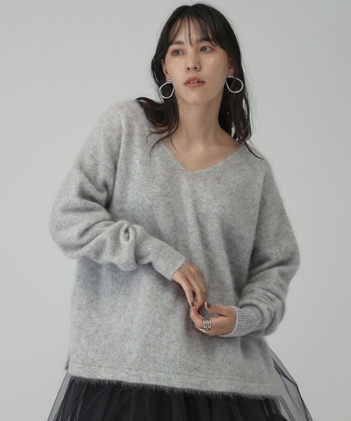 Chaos（カオス）の「Chaos(カオス)/プラッシュヤクプルオーバーニット