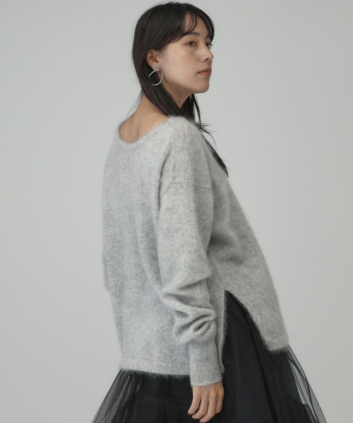 未使用級✨Chaos カオス プラッシュヤクプルオーバーニット セーター Chaos（カオス）の「Chaos(カオス)/プラッシュヤクプルオーバーニット