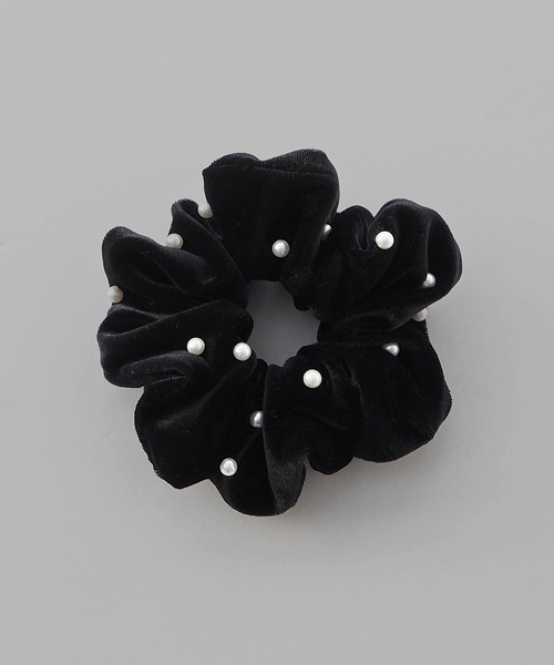 minia（ミニア）の「パールシュシュ（シュシュ・レディース・ブラック・FREE）」の11枚目の写真