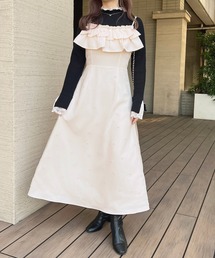 チュール×パールキャミワンピース【ZOZOTOWN限定アイテム】
