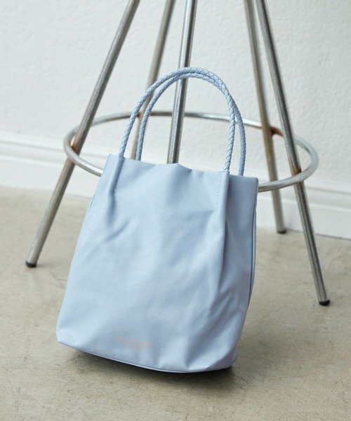 ROPE' PICNIC（ロペピクニック）の「【累計25,000点突破】洗えるメッシュハンドルミドルトートバッグ/新色追加（トートバッグ・レディース・ブルー/キナリ/ピンク系その他2/ピンク/イエロー系その他/シルバー/ブラック/ベージュ/ラベンダー/ピンク系その他/ゴールド/レッド/ブルー系その他4/ブラウン系その他2・FREE）」の5枚目の写真