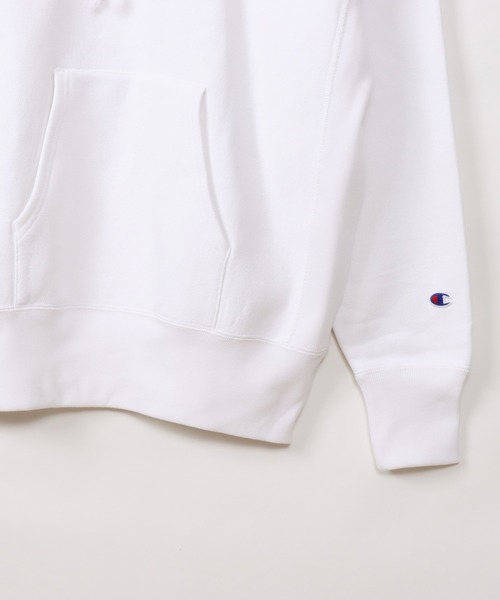 Champion（チャンピオン）の「【Champion/チャンピオン】メンズ リバースウィーブ(R) フーデッドスウェットシャツ（パーカー・メンズ・ホワイト・XX-LARGE/X-LARGE/MEDIUM/LARGE/SMALL）」の2枚目の写真