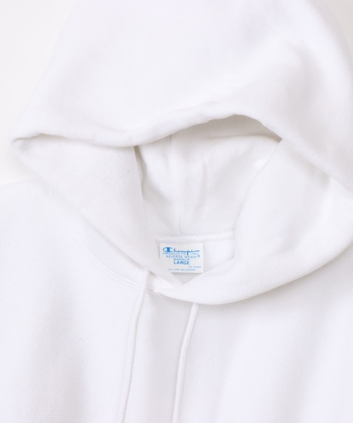 Champion（チャンピオン）の「【Champion/チャンピオン】メンズ リバースウィーブ(R) フーデッドスウェットシャツ（パーカー・メンズ・ホワイト・XX-LARGE/X-LARGE/MEDIUM/LARGE/SMALL）」の4枚目の写真