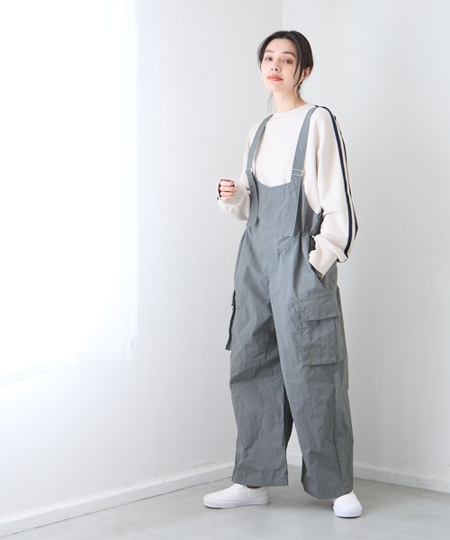 BAYFLOW（ベイフロー）の「ミリタリーオールインワン（つなぎ/オールインワン・レディース・ブラック/グレー・FREE）」の18枚目の写真
