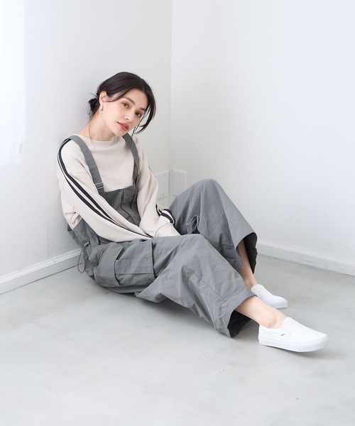 BAYFLOW（ベイフロー）の「ミリタリーオールインワン（つなぎ/オールインワン・レディース・ブラック/グレー・FREE）」の20枚目の写真