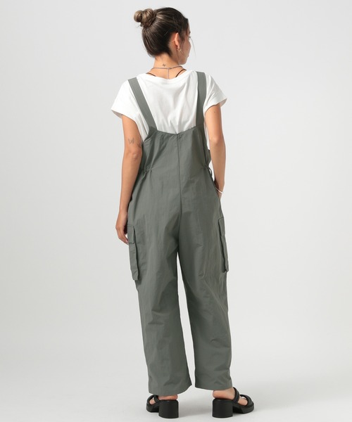 BAYFLOW（ベイフロー）の「ミリタリーオールインワン（つなぎ/オールインワン・レディース・ブラック/グレー・FREE）」の5枚目の写真