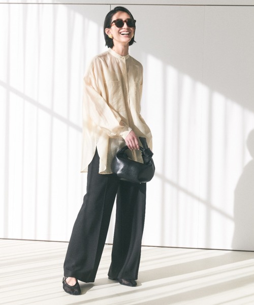 Mila Owen（ミラオーウェン）の「ノットデザインワンハンドルバッグ（ショルダーバッグ・レディース・ブラック/ライトブルー/シルバー・FREE）」の18枚目の写真