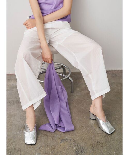 ELENDEEK(エレンディーク)の「シアーVネックカーディガン(カーディガン/ボレロ・レディース・オフホワイト/イエロー/パープル・FREE)」の17枚目の写真