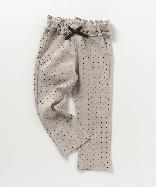 Seraph（セラフ）の「ウエストフリルスクールパンツ（その他パンツ・キッズ・アイボリー/サックスブルー/ピンク/ラベンダー/ドット・70/80/90/95/100/110/120/130/140）」の5枚目の写真