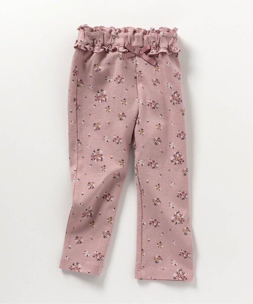 Seraph（セラフ）の「ウエストフリルスクールパンツ（その他パンツ・キッズ・アイボリー/サックスブルー/ピンク/ラベンダー/ドット・70/80/90/95/100/110/120/130/140）」の4枚目の写真