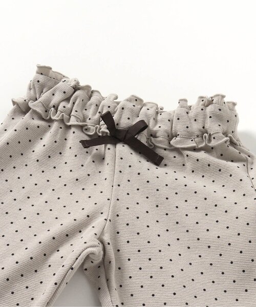 Seraph（セラフ）の「ウエストフリルスクールパンツ（その他パンツ・キッズ・アイボリー/サックスブルー/ピンク/ラベンダー/ドット・70/80/90/95/100/110/120/130/140）」の8枚目の写真