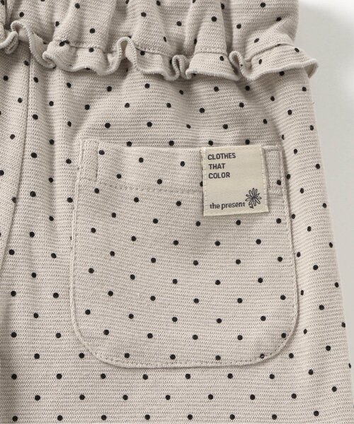 Seraph（セラフ）の「ウエストフリルスクールパンツ（その他パンツ・キッズ・アイボリー/サックスブルー/ピンク/ラベンダー/ドット・70/80/90/95/100/110/120/130/140）」の9枚目の写真