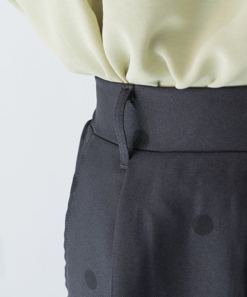 ツイルクロスドットパンツ（スラックス）｜INCEDE（インシード