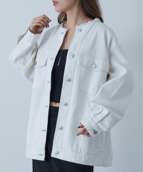 ジャケット・アウター G COLONY 2139（コロニートゥーワンスリーナイン）の「10ozノーカラー